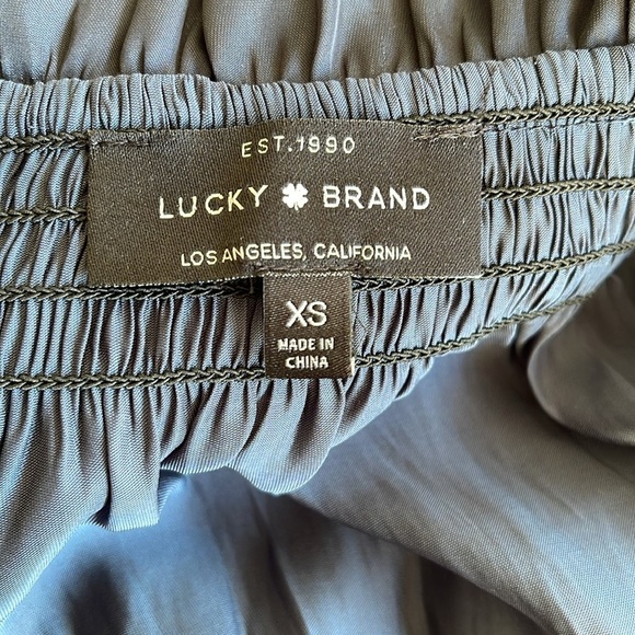 No.051 Lucky Brand Midnight Blue Long Sleeve Top - Picture 6 of 7